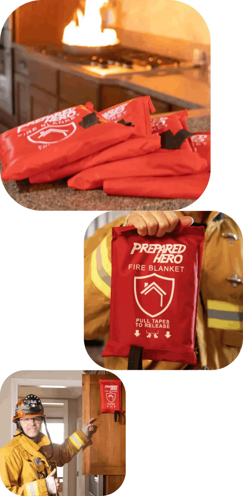 prepared hero fire blanket